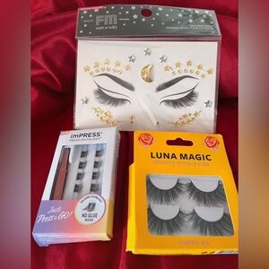 Bundle of goodies for your eyes - bling and lashes!